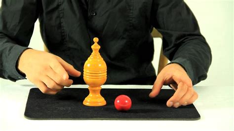 Ball and vase magic trick